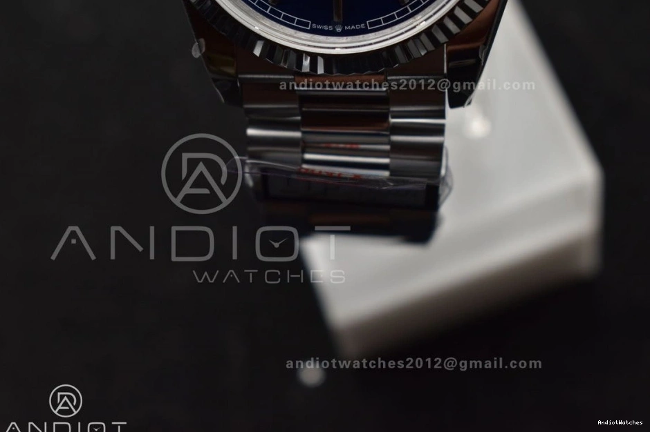 V5 SS 904L 672 Steel Packable Weight) Best vr3255 President Dial Bracelet 36 QF Blue on Edition (Gain DayDate 0929